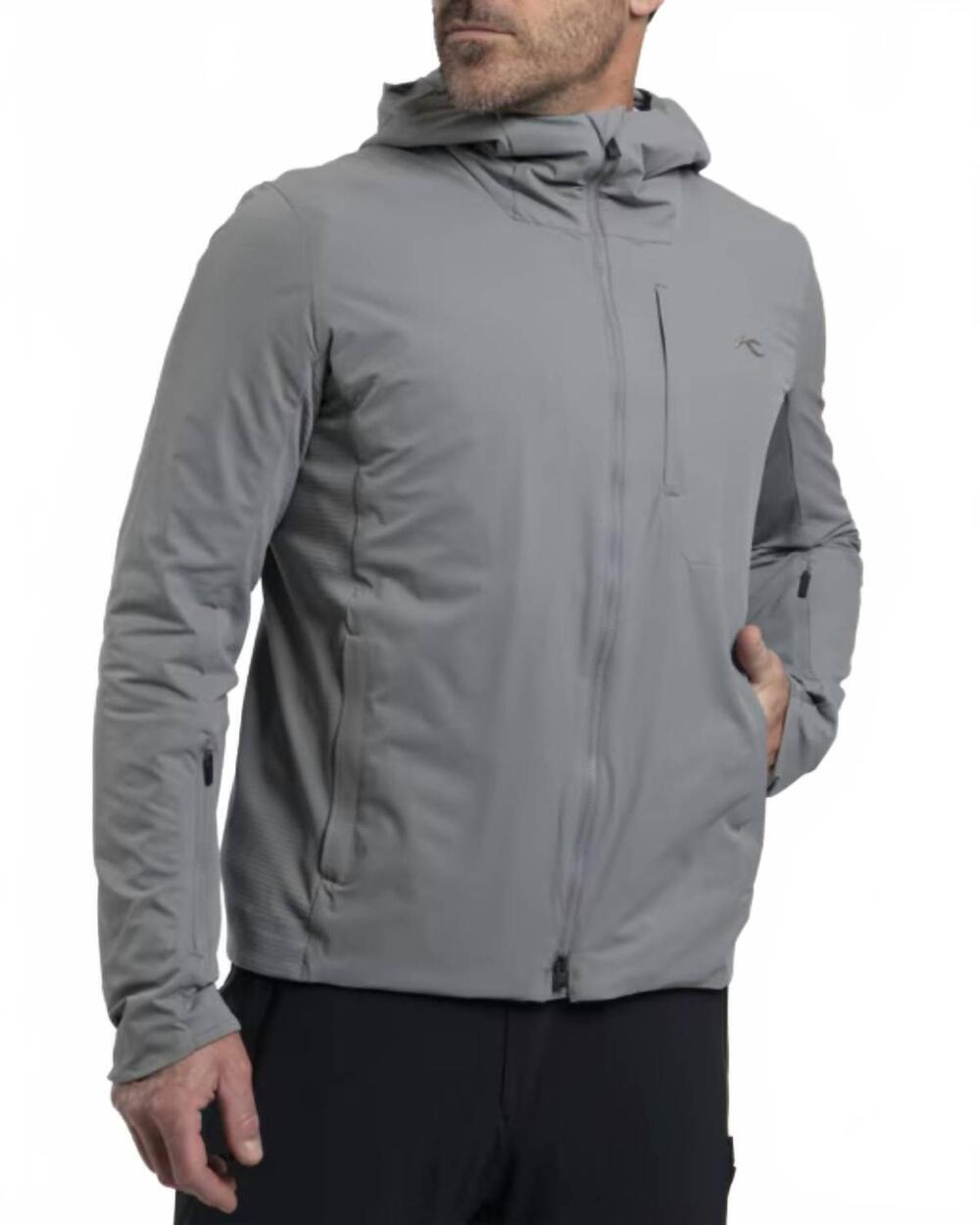NEW KJUS frx insulated shell jacket in gray